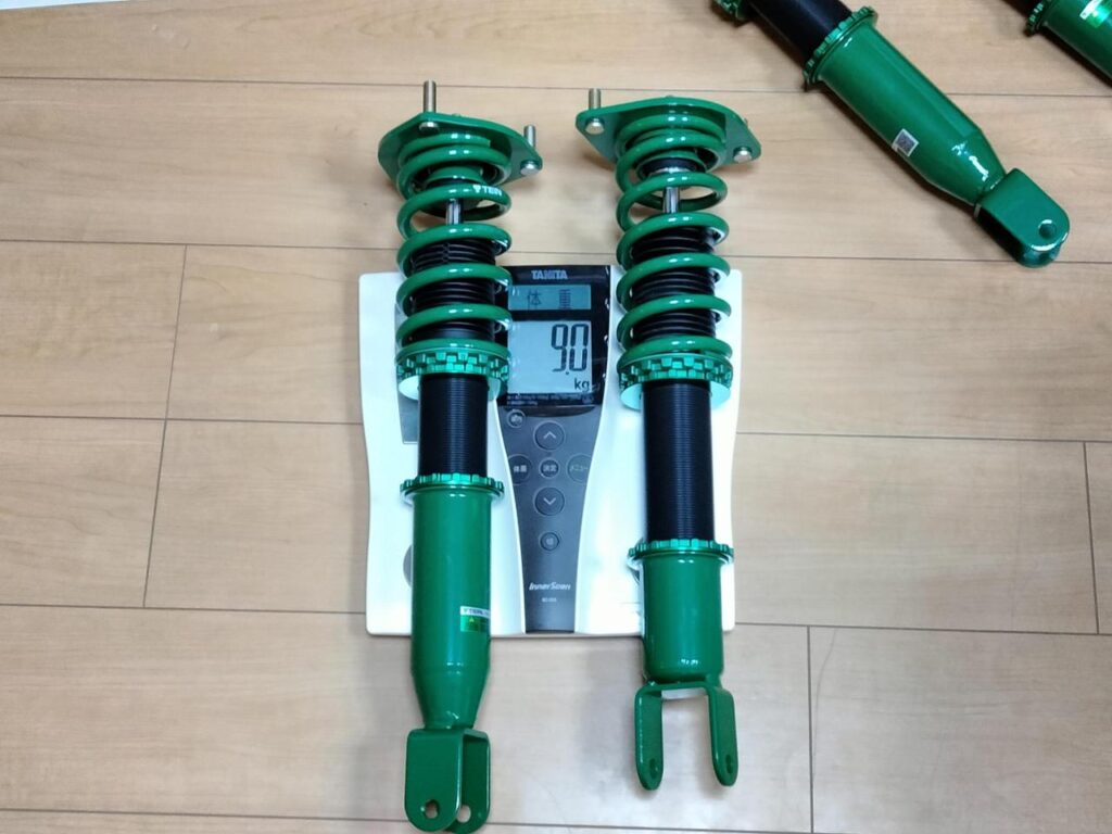 TEIN MONO SPORT 車高調 4本セット 重量測定 ND5ロードスター用