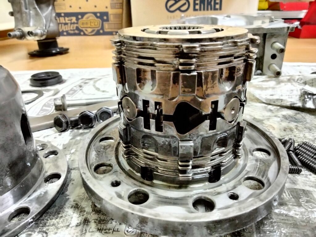 デフ組立 1.5WAYの位置にクロスシャフトなし