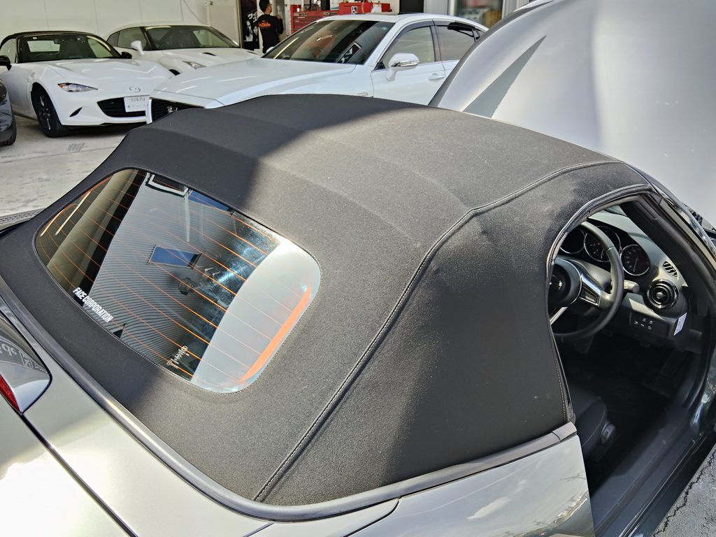 ND5ロードスター中古車で最重要の幌の状態確認