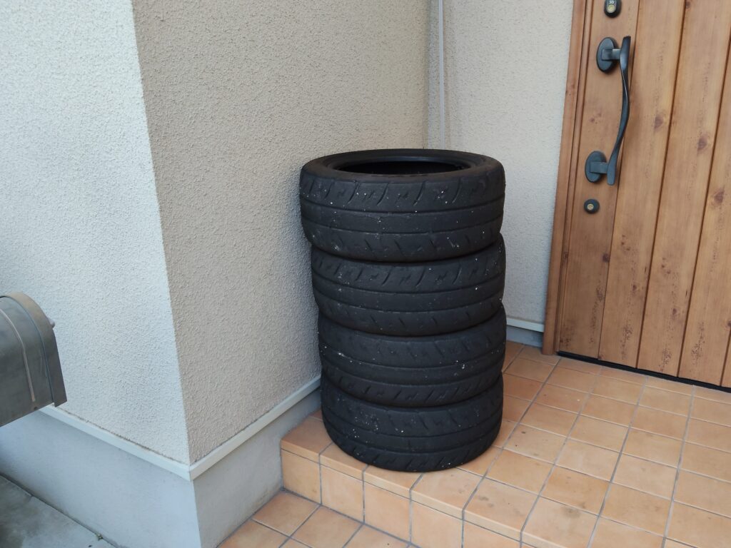 ND5ロードスター シバR31 フラットスポット タイヤ ホイール外し 作業