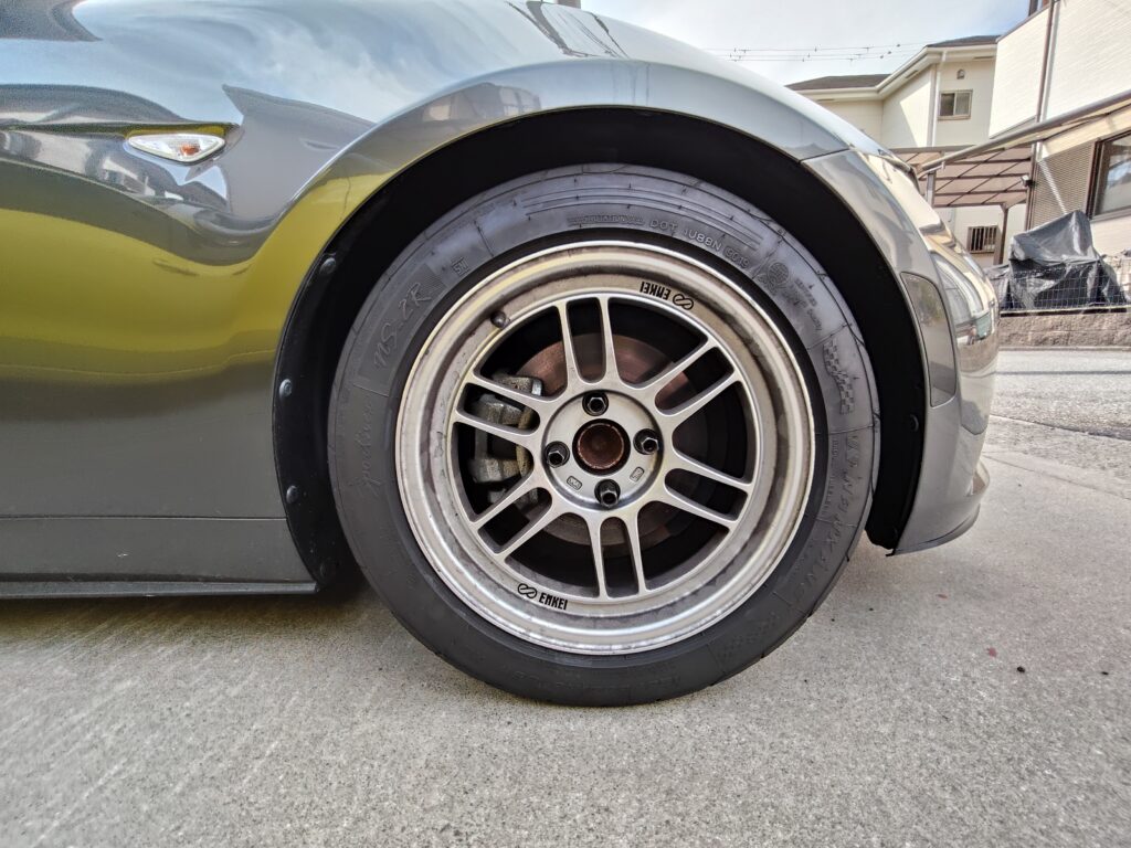 ND5ロードスター 運転席側 ABSセンサーローター 正常 目視確認