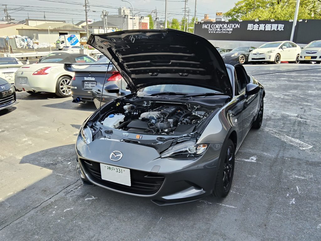 納車前に修復歴ありND5ロードスター2号機の外観を確認