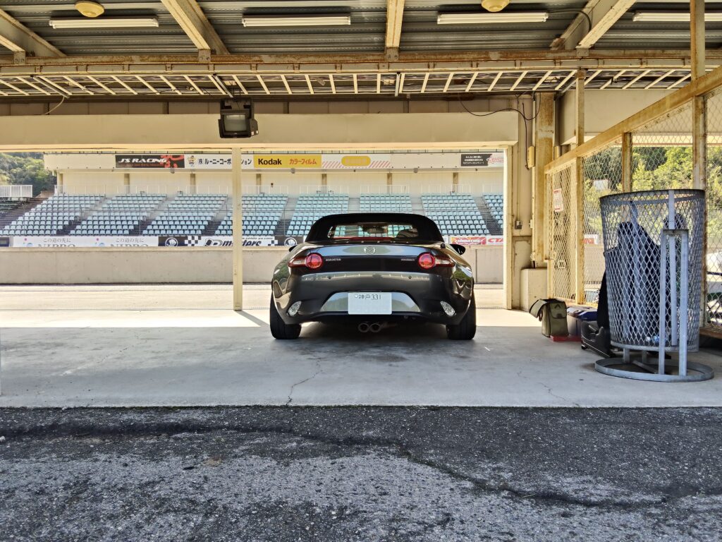 ND5ロードスター2号機 セントラルサーキット シェイクダウン