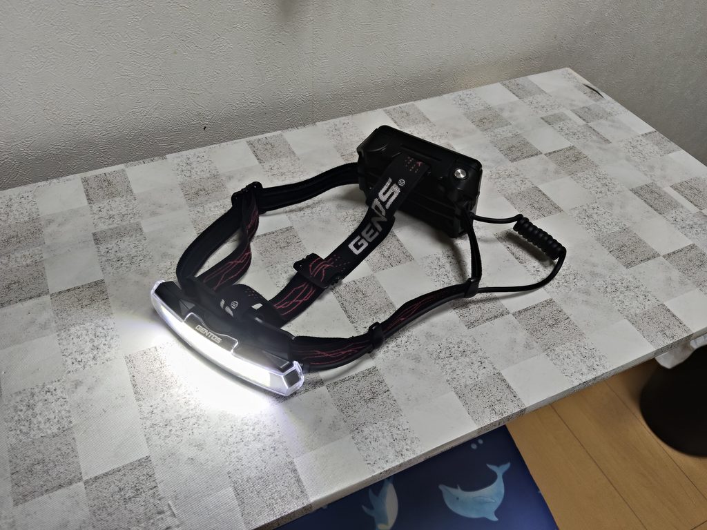 夜間のDIY整備で使うGENTOS GH-280RGのLEDヘッドライト