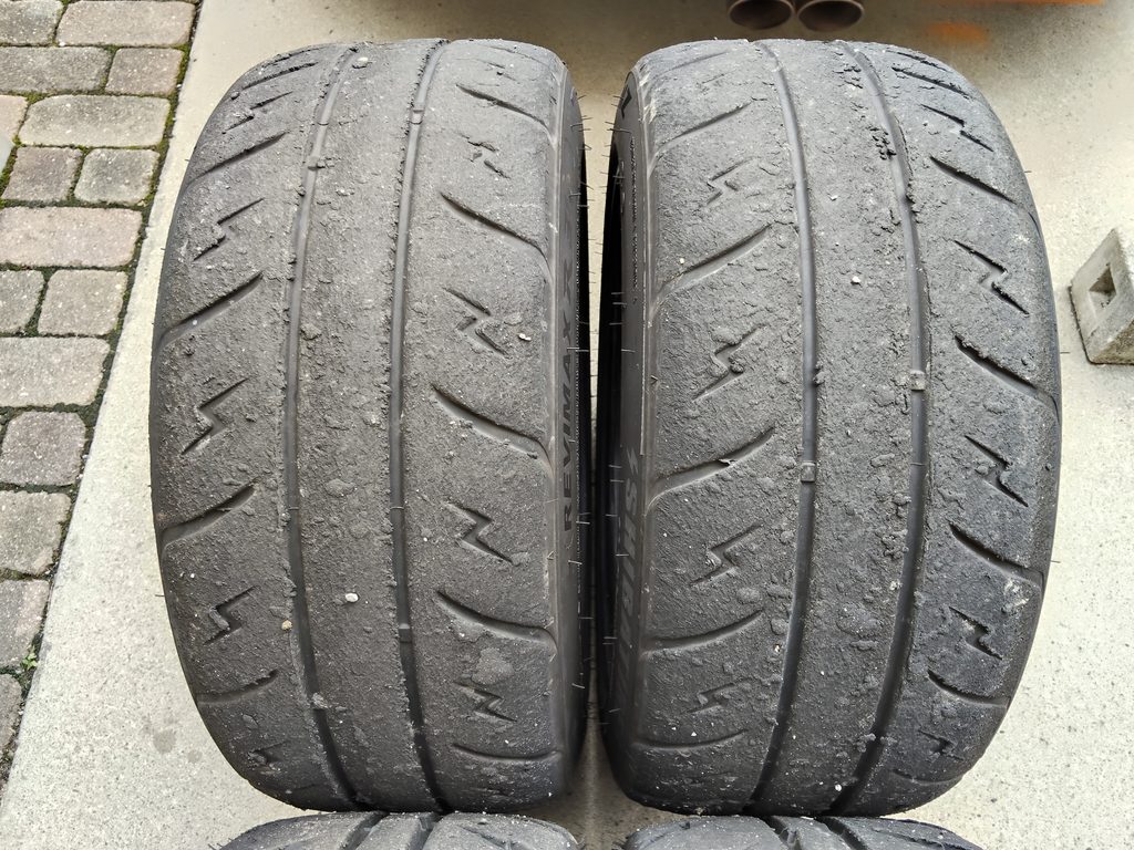 舞ジム80・備北・舞洲ジムカーナ81を走ったシバR31 205/50R15の摩耗状態