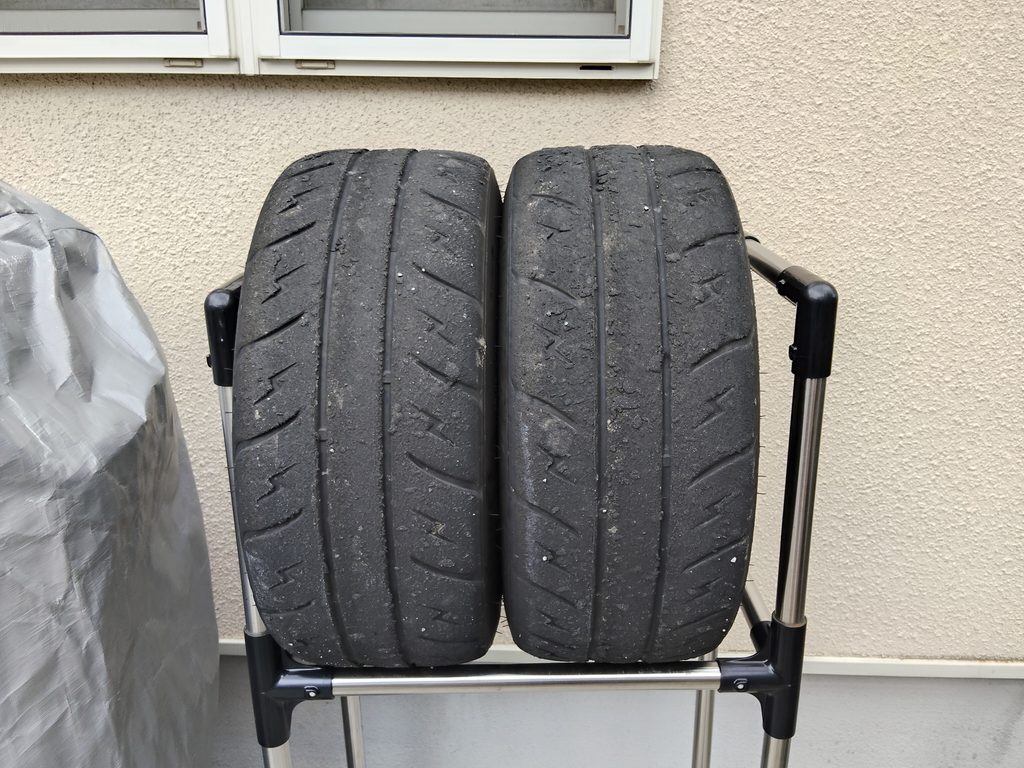 冬のセントラルサーキット用に温存する舞洲ジムカーナ81使用済みのシバR31
